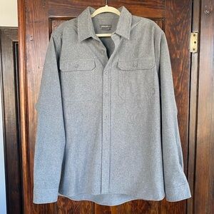 Eddie Bauer Men's Gray Shirt Jacket